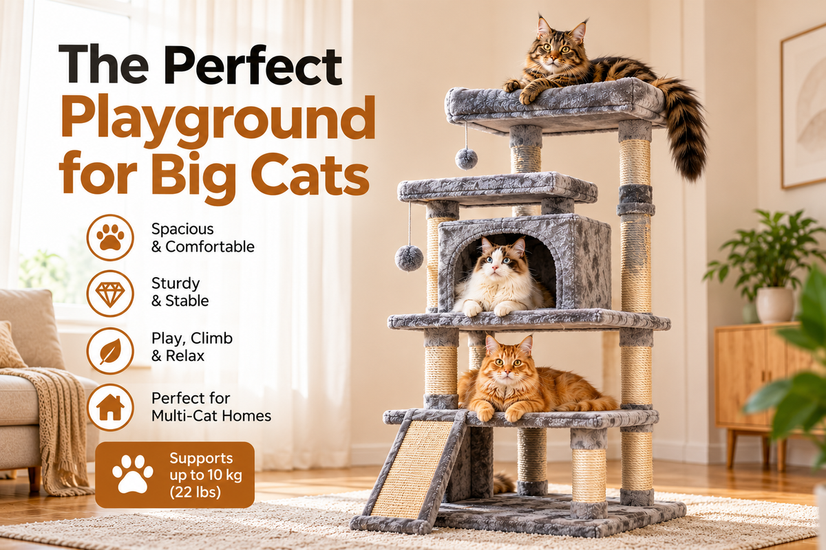 Cat Tree for Large Cats Cat Tower for Indoor