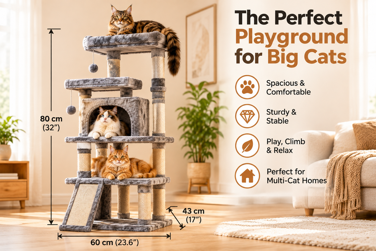 Cat Tree for Large Cats Cat Tower for Indoor