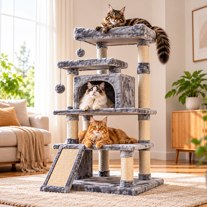 Cat Tree for Large Cats Cat Tower for Indoor