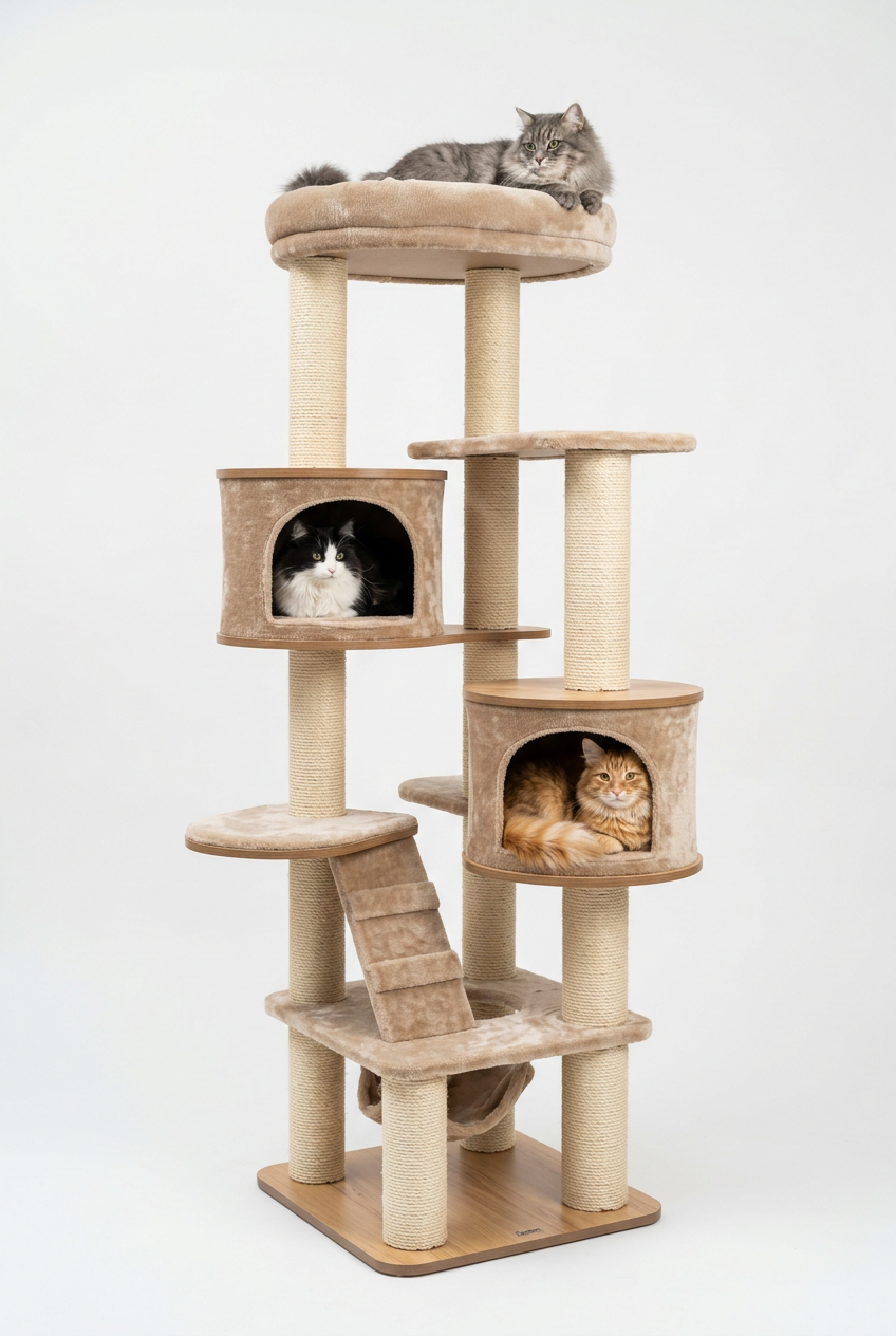 Cat Tree for Large Cats Cat Tower for Indoor